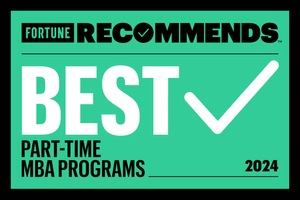 Fortune Recommends Best part-time MBA programs accolade
