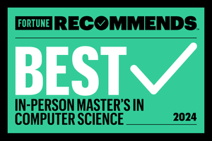 Fortune Recommends best in-person master's in computer science accolade